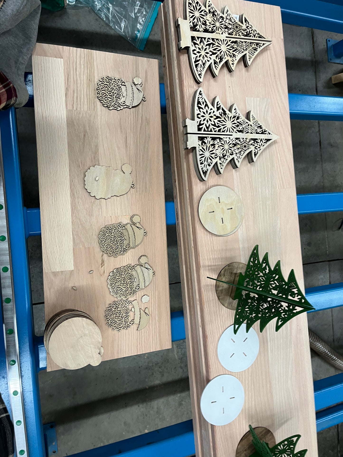 Standing Christmas tree